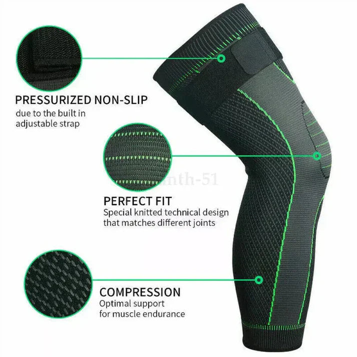 Knee Pads Anti-slip Knee Leg Cover Knee Joint Brace Adult Sports Accessory (High Quality)
